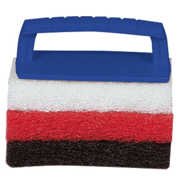 Star brite Multi-Texture Scrub Pad Kit w/Interchangeable Handle - 3 Pads [40023] - Image 1
