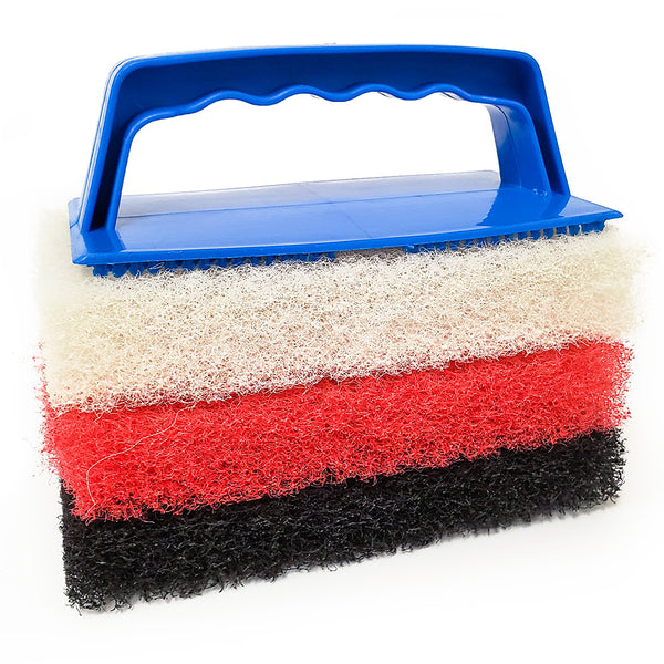 Star brite Large Multi-Texture Scrub Pad Kit w/Interchangeable Handle [42023] - Image 1