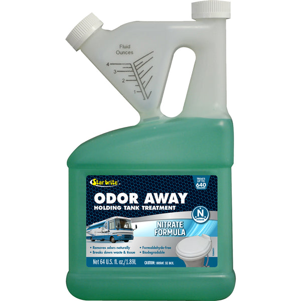 Star brite Odor Away Holding Tank Treatment - Nitrate Formula - 64 oz [76364] - Image 1