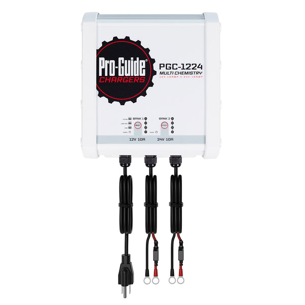 Pro-Guide 2 Bank On-Board Battery Charger - (1) 12V / (1) 24V - 20-Amp [PGC-1224] - Image 1