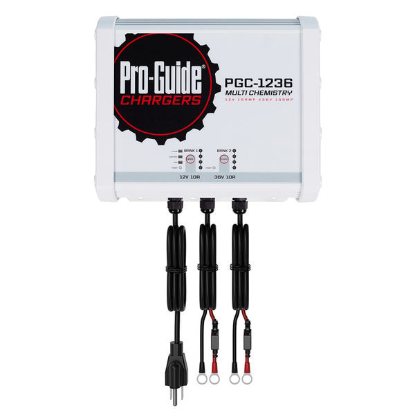Pro-Guide 2 Bank On-Board Battery Charger - (1) 12V / (1) 36V - 20-Amp [PGC-1236] - Image 1