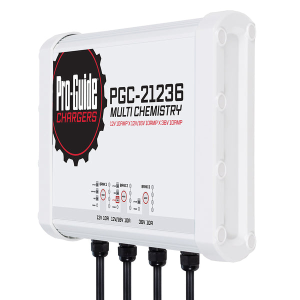 Pro-Guide 3 Bank On-Board Battery Charger - (1) 12V / (1) 12/16V / (1) 36V - 30-Amp [PGC-21236] - Image 2