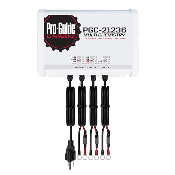 Pro-Guide 3 Bank On-Board Battery Charger - (1) 12V / (1) 12/16V / (1) 36V - 30-Amp [PGC-21236] - Image 1