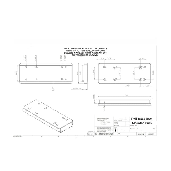 Sea Swivel Troll Track Trolling Motor Mount [SEA-HDM-TROLL-TRACK] - Image 6