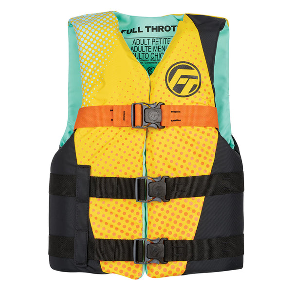 Full Throttle Teen Nylon Life Jacket  YellowBlack 11220030001026