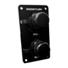 Flushmaster Vertical Dual Outlet Flush Port Reroute - Black Acrylic - 1/2