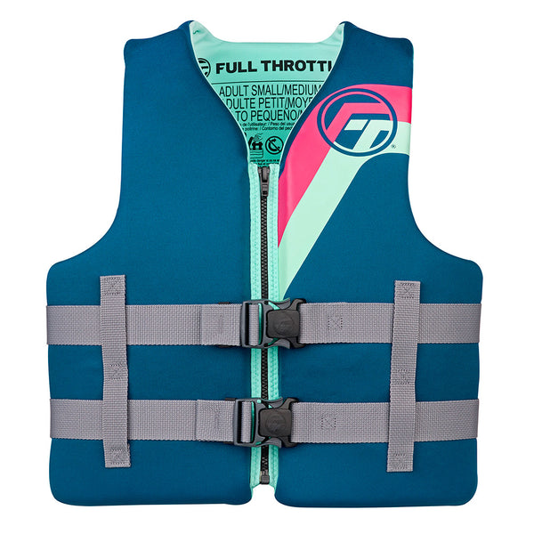 Full Throttle Adult Rapid-Dry Life Jacket - S/M - Aqua [142100-505-030-27] - Image 1