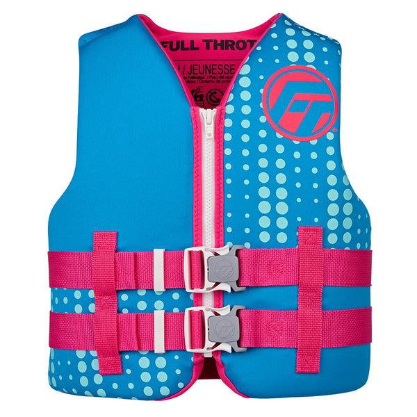 Full Throttle Youth Rapid-Dry Life Jacket - Aqua [142100-505-002-27] - Image 1