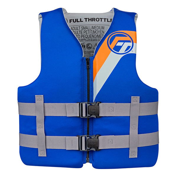 Full Throttle Adult Rapid-Dry Life Jacket - L/XL - Blue [142100-500-050-27] - Image 1