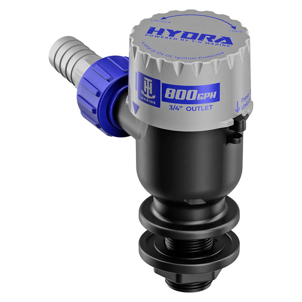 T-H Marine HYDRA Livewell Pump - 800 GPH - 12V - Short Nozzle [PMP-LWS8-DP] - Image 1
