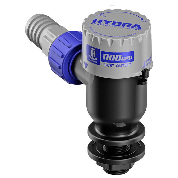 T-H Marine HYDRA Livewell Pump - 1100 GPH - 12V - Short Nozzle [PMP-LWS11-DP] - Image 1