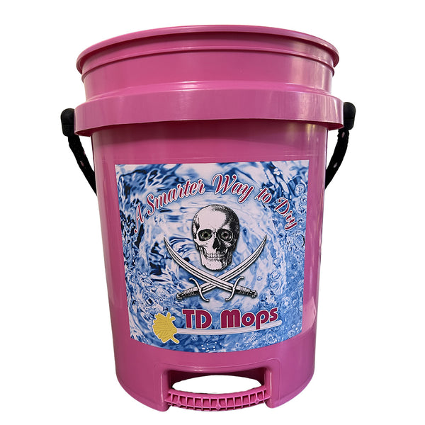 TD Mop TD Grip Bucket - Pink - 5 Gallon [PINKGRIP] - Image 1