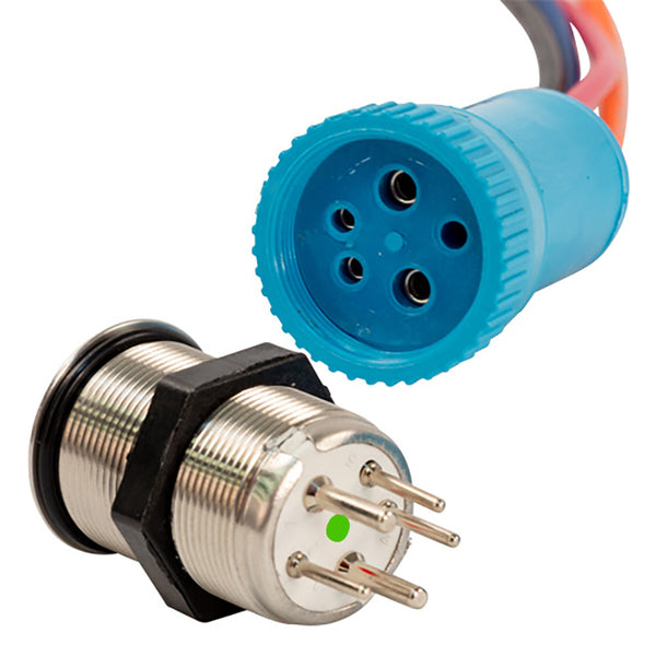 Bluewater 22MM Programmable Waterproof Momentary Off- (On) Switch w/Breaker [9060-2113] - Image 1