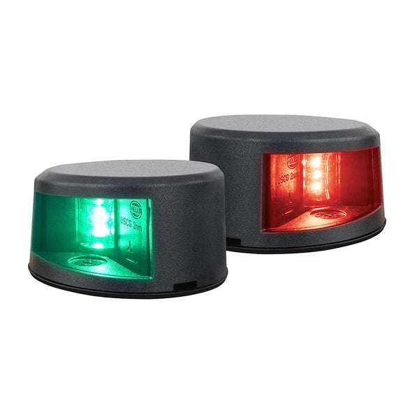 Hella Marine NaviLED Gen II Port/Starboard Deck Mount Navigation Lamps - Black [017910801] - Image 1