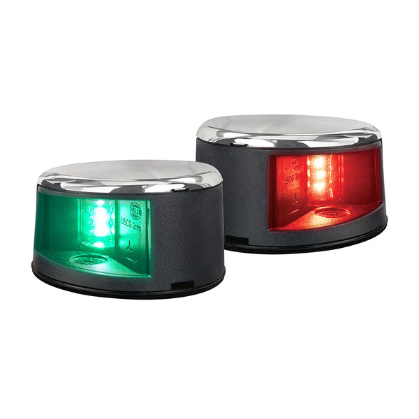 Hella Marine NaviLED Gen II Port/Starboard Deck Mount Navigation Lamps - Stainless Steel [017910821] - Image 1