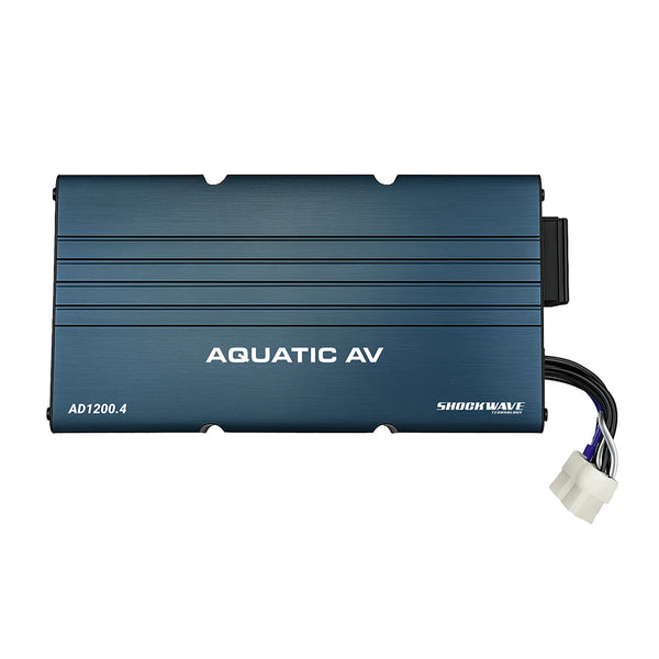 Aquatic AV AD1200.4 4-Channel Amplifier [AD124] - Image 1