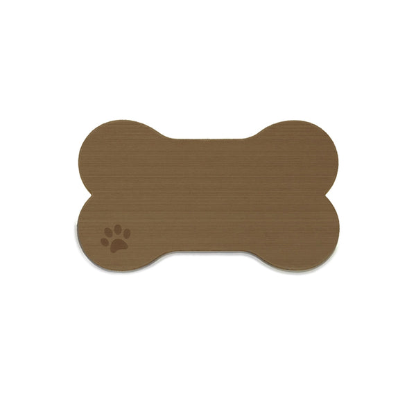 SeaDek Dog Bowl Mat - Cappuccino/Black - Small - 12