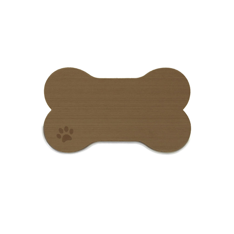 SeaDek Dog Bowl Mat - Cappuccino/Black - Small - 12