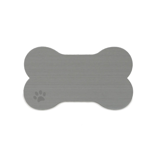 SeaDek Dog Bowl Mat - Storm Grey/Black - Medium - 12.5