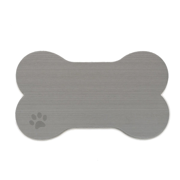 SeaDek Dog Bowl Mat - Storm Grey/Black - Large - 16.5