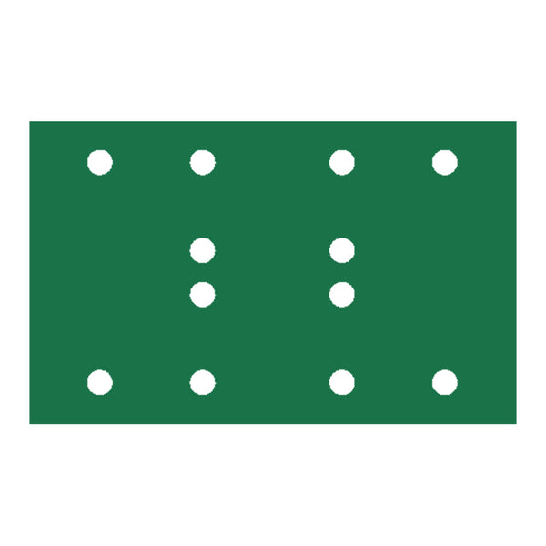 RUPES PROCUT Film Abrasive Sheet 80mm x130mm 315 x 51  12 Holes  P120 Grit Box of 100pcs 945FB120