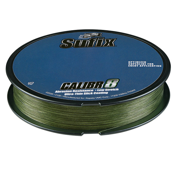 Sufix Calibr8 Braid 300yds 8lb - Low Vis Green [694-108G] - Image 1