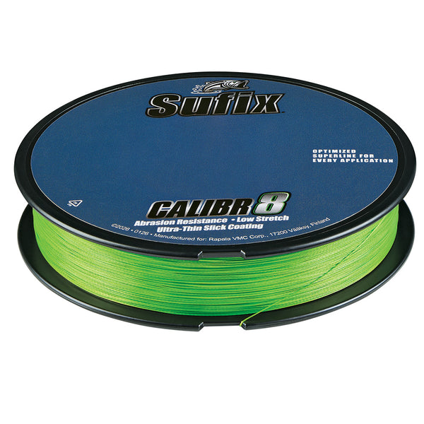 Sufix Calibr8 Braid 300yds 30lb - Neon Lime [694-130L] - Image 1