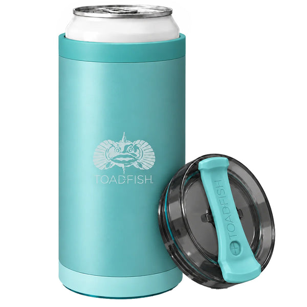 Toadfish SmartGrip 4-in-1 Can Cooler - 12oz - Teal [1416] - Image 1