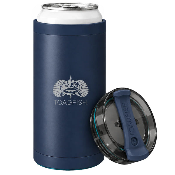 Toadfish SmartGrip 4-in-1 Can Cooler - 12oz - Navy [1417] - Image 1
