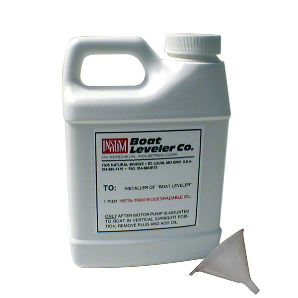 Boat Leveler Oil  Funnel Kit 12612