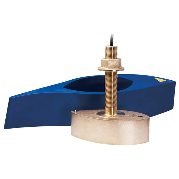 Furuno 526T-HDD Bronze Broadband Thru-Hull Transducer w/Temp, Built-In Diplexer & Hi-Speed Fairing Block 1kW (10-Pin) [526TID-HDD] - Image 1