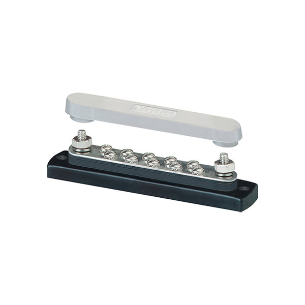 Blue Sea 2300 150AMP Common BusBar 10 x #8-32 Screw Terminal w/Cover [2300] - Image 1
