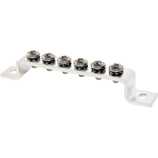 Blue Sea 2306 MiniBus 100AMP Common BusBar Grounding BusBar 6 x 8-32 Screw Terminal [2306] - Image 1