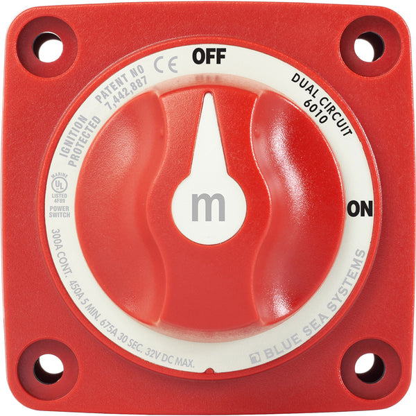 Blue Sea 6010 m-Series (Mini) Battery Switch Dual Circuit [6010] - Image 3
