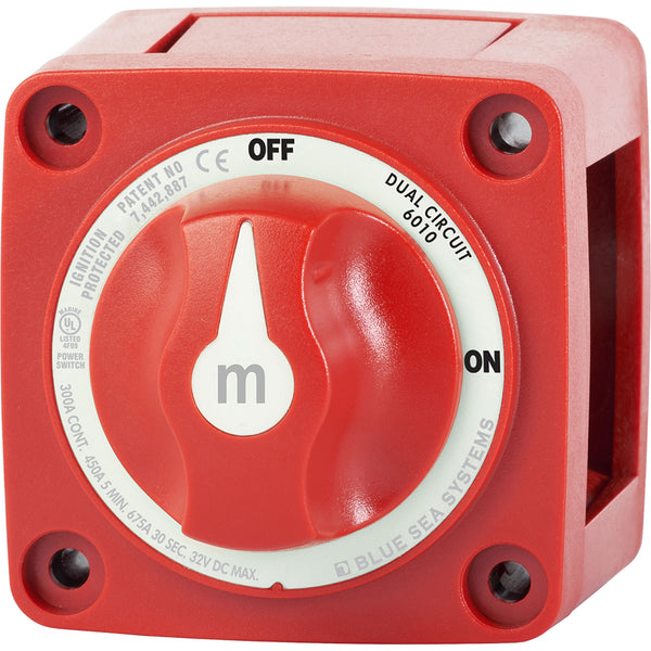 Blue Sea 6010 m-Series (Mini) Battery Switch Dual Circuit [6010] - Image 1