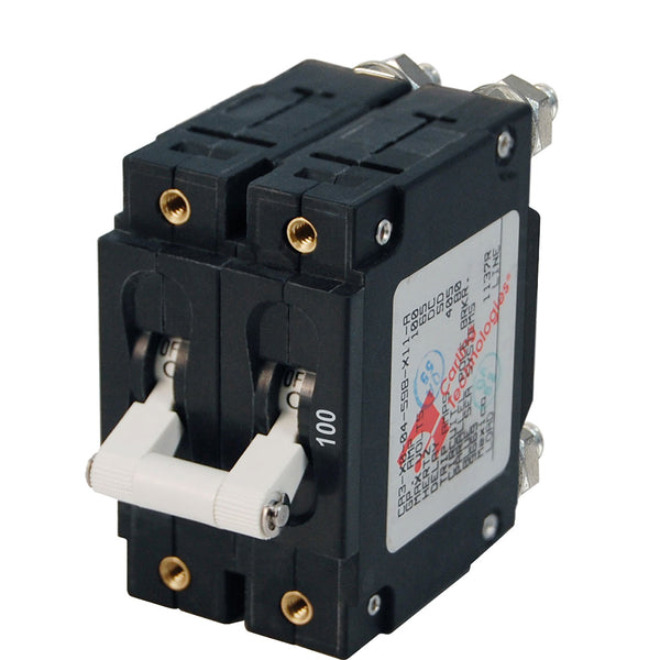Blue Sea 7258 C-Series Double Pole Circuit Breaker - 100A [7258] - Image 1