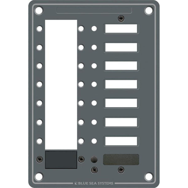Blue Sea 8087 8 Position DC C-Series Panel - Blank [8087] - Image 1