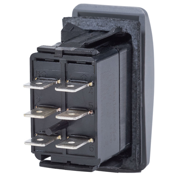 Blue Sea 8222 Water Resistant Contura III Switch - (ON)-OFF-(ON) - Grey [8222] - Image 2