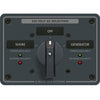 Blue Sea 8363 AC Rotary Switch Panel 65 Ampere 2 Positions + OFF, 3 Pole [8363]