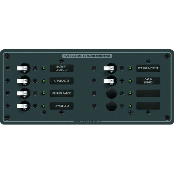 Blue Sea 8411 AC 8 Position [8411] - Image 1