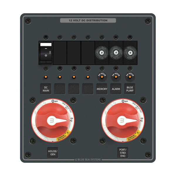 Blue Sea 8689 m-Series Dual Circuit Plus 2 of PN 6011 [8689] - Image 1