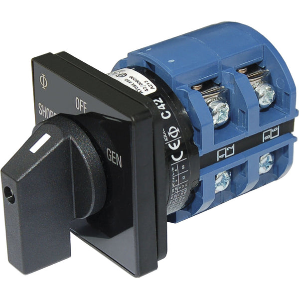 Blue Sea 9011 Switch, AV 120VAC 65A OFF +2 Positions [9011] - Image 2