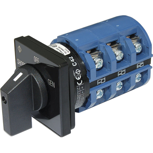 Blue Sea 9019 Switch, AC 240VAC 63A OFF +2 Positions [9019] - Image 2