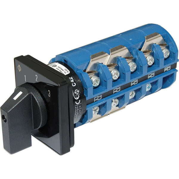 Blue Sea 9077 Switch, AC 240VAC 63A OFF +3 Positions [9077] - Image 1