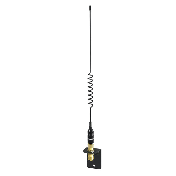Shakespeare VHF 15in 5216 SS Black Whip Antenna - Bracket Included [5216] - Image 1