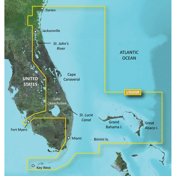 Garmin BlueChart g3 Vision HD - VUS009R - Jacksonville - Key West - microSD/SD [010-C0710-00] - Image 1