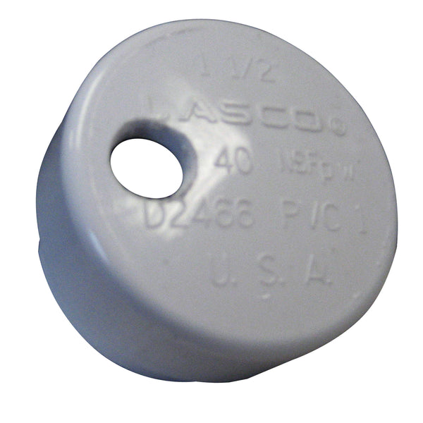 Lees PVC Drain Cap fHeavy Rod Holders 14 NPT RH59990003
