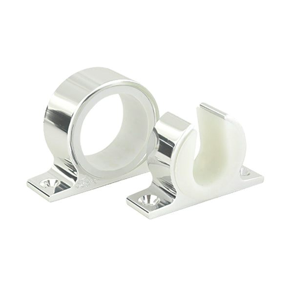 Lee's Single Rod Rack Set - Bright Silver Finish [MC70SL] - Image 1