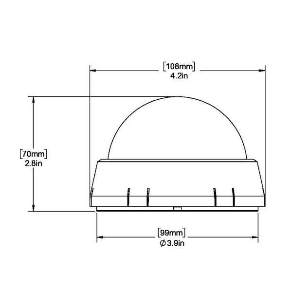 Ritchie XP-98W X-Port Tactician Compass - Surface Mount - White [XP-98W] - Image 2