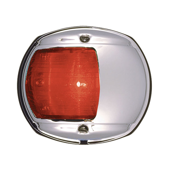 Perko LED Side Light - Red - 12V - Chrome Plated Housing [0170MP0DP3] - Image 1